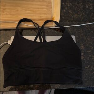 Lululemon Women's Black Sports Bra
